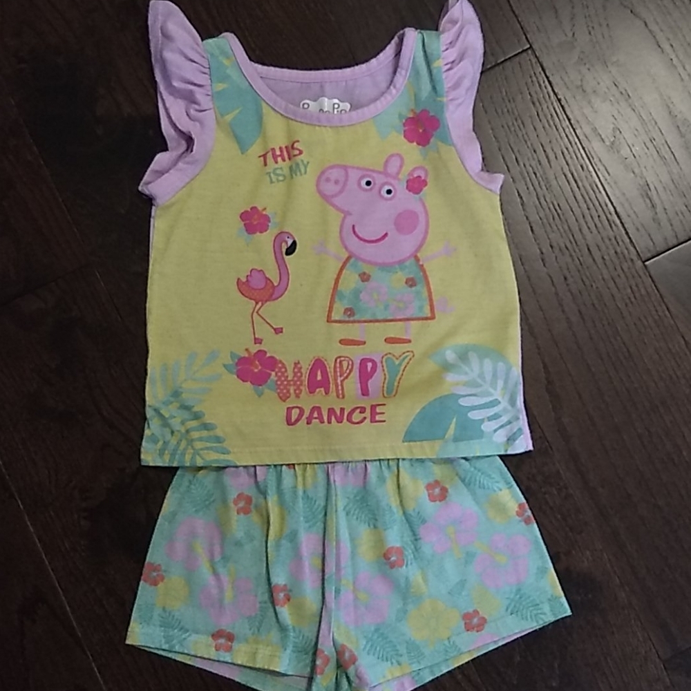 Peppa Pig Pajama Set - Size 3T